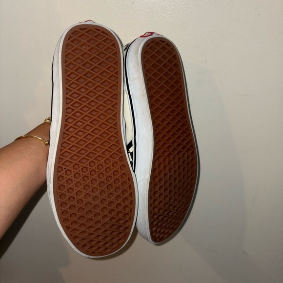 Vans Black and White Checkerboard Slip-Ons - Picture 3 of 4